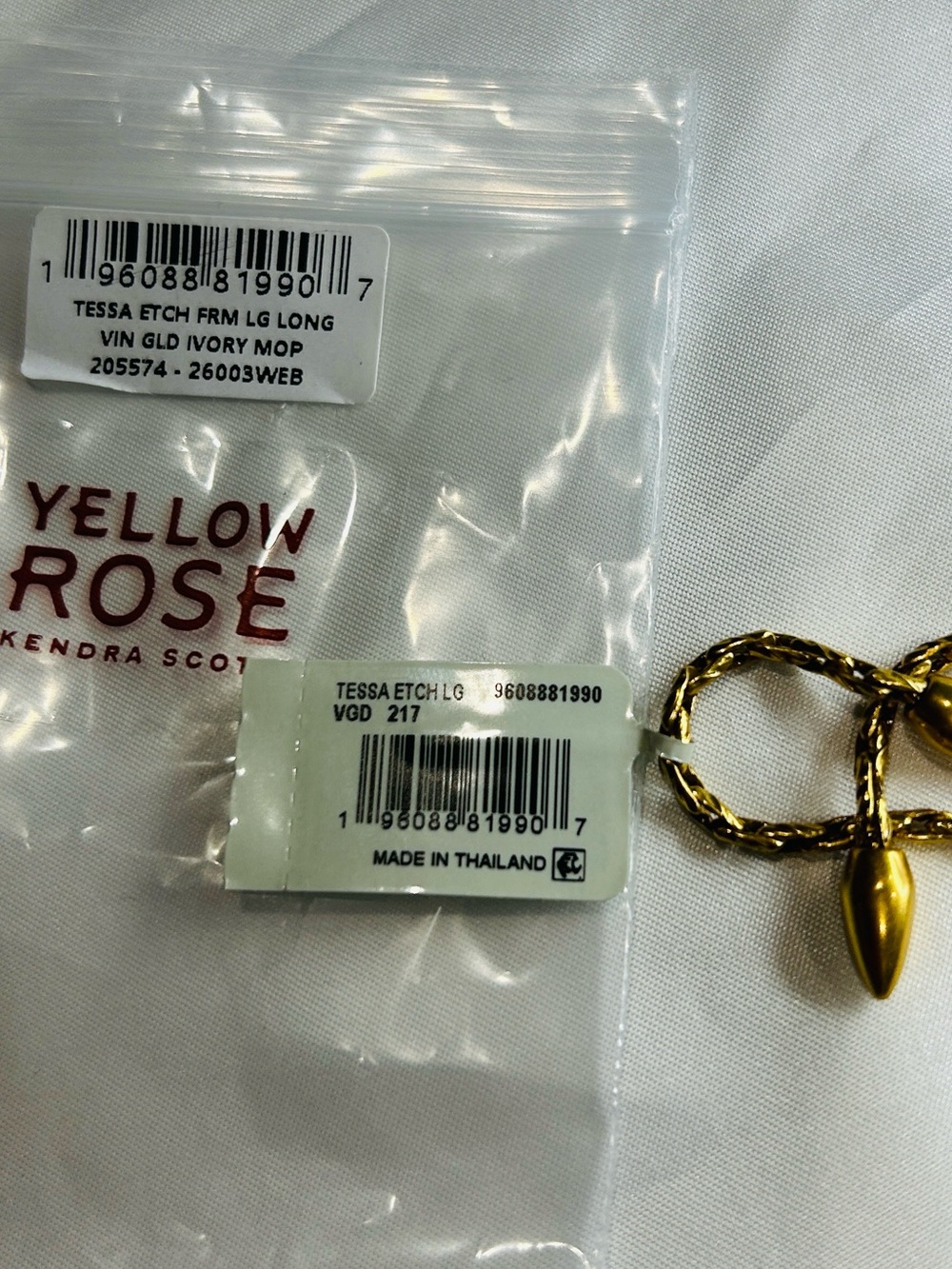 Kendra Scott/Yellow Rose - Tessa Necklace NWT - Picture 6 of 10